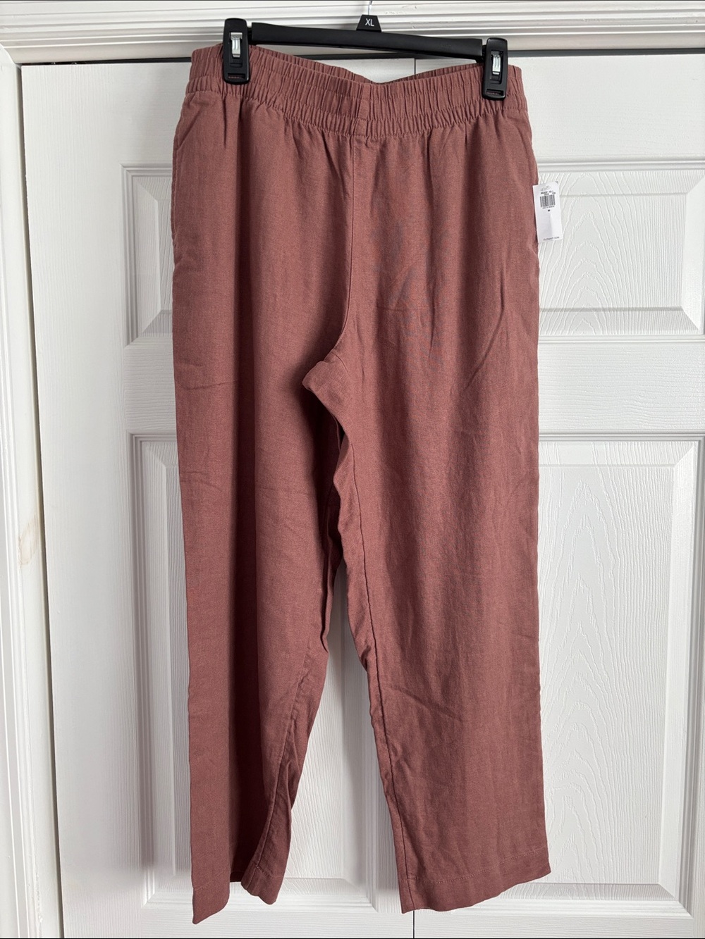 NWT OLD NAVY LINEN BLEND PANTS in Warm Taupe Size Medium